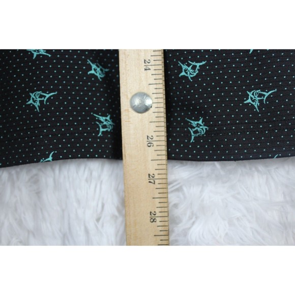 Haggar Clothing Men's Marlin L Black Short Sleeve 3 Button Down Polo - Picture 7 of 8